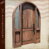 arched custom front doors