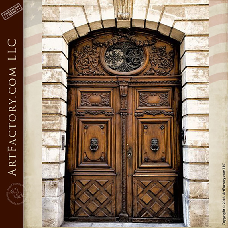 Handmade Old World Style Entrance Door (600 x 600 Pixel)