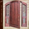 lodge theme solid wood door