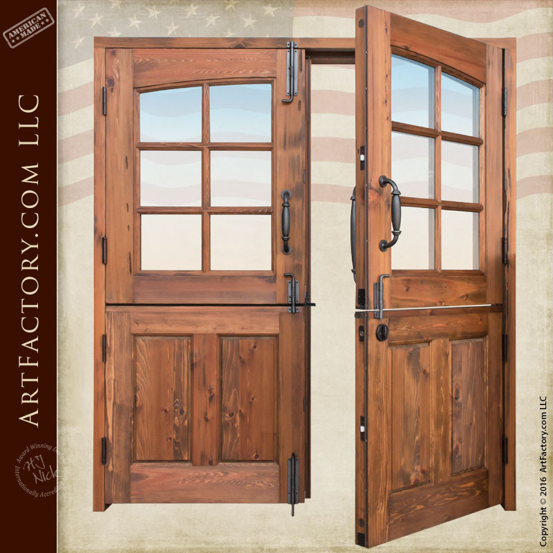 Solid Wood Double Dutch Entry Doors - Custom Exterior ... (800 x 800 Pixel)