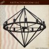 custom wrought iron chandelier