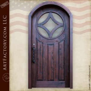 Custom Contemporary Wood Door