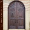 Roman Arched Double Entry Doors