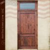 custom solid wood front door