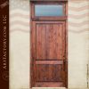 custom solid wood front door