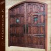 Castle Style Arched Double Doors
