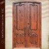 hand carved wood entry doors