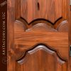 hand carved wood entry doors