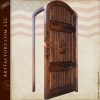 solid wood plank custom door