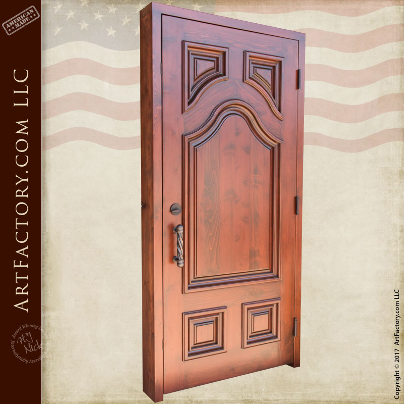 Classic Decorative Solid Wood Door
