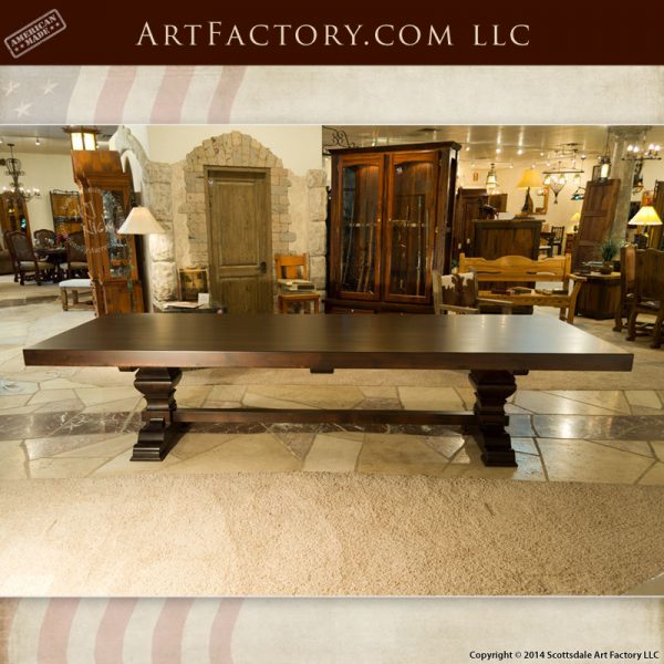 custom solid wood dining table