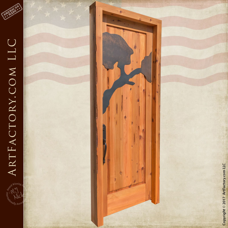 Custom Oak Tree Door