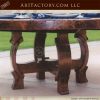 medieval style round dining table