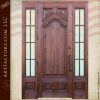 entry door with divided sidelights