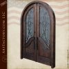 hand forged iron security door