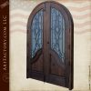 hand forged iron security door