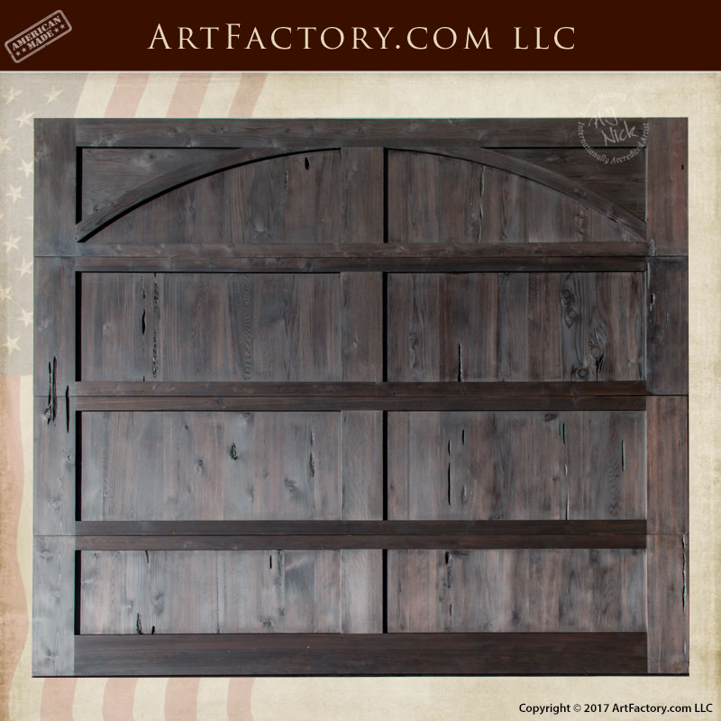 Custom Solid Wood Garage Door