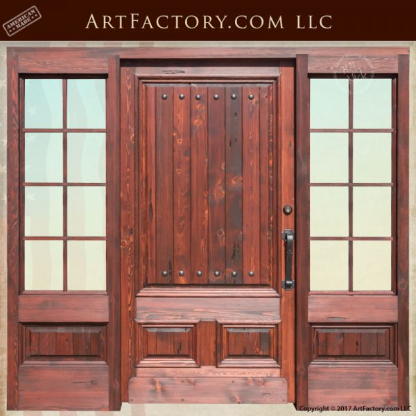 custom fine art entrance door