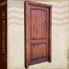 custom two panel wood door