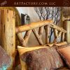 Custom Log Bed: Genuine Solid Wood, Handmade By Master Craftsmen
