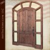 custom wood entrance door