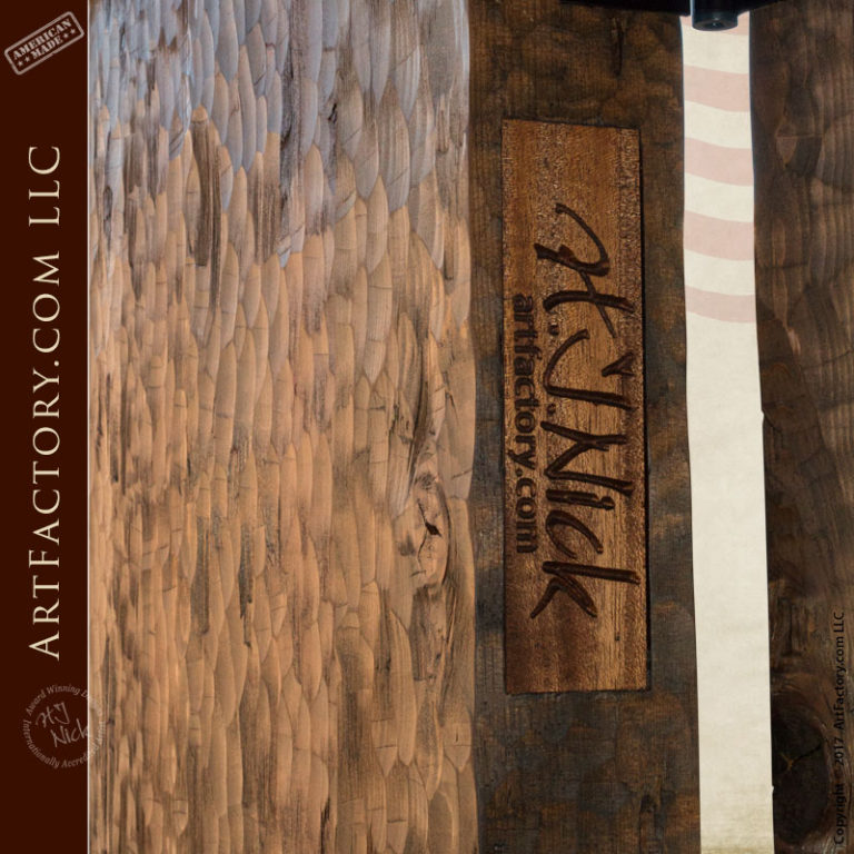 Custom Solid Wood Door Thick Handcrafted Chiseled Door