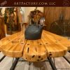 Custom Sleigh Coffee Table: An H.J. Nick Original Design