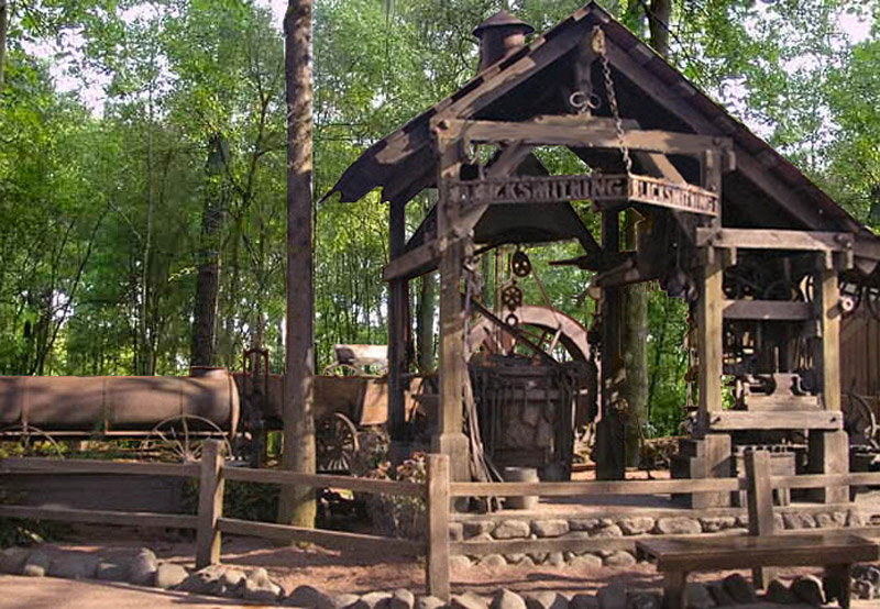 Blacksmith Shop | Hand Forged Wrought Iron | Custom Door 