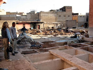 leather tannery Marrakesh