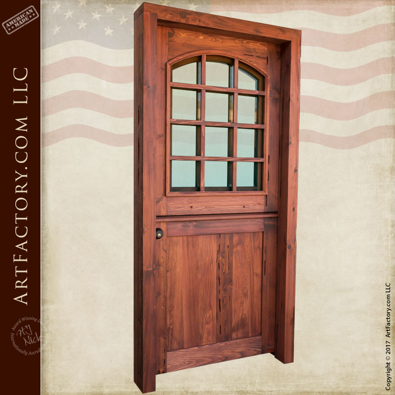 Custom Dutch Door: Solid Wood Entry Door With 12 Pane ... (800 x 800 Pixel)