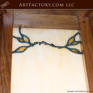 stained glass craftsman chandelier