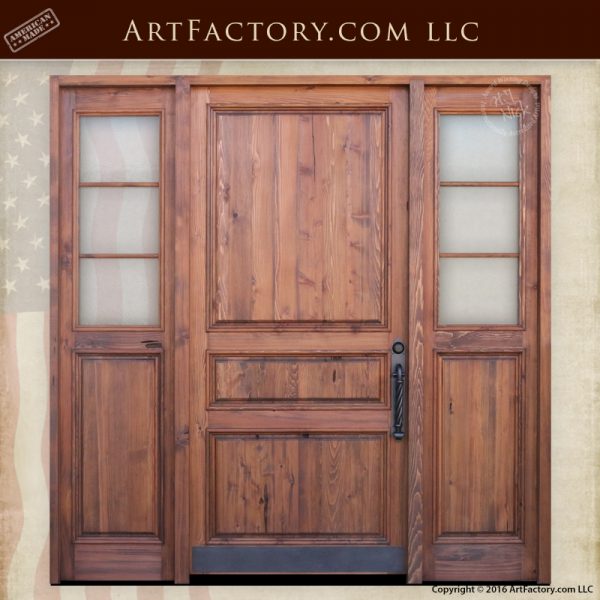 Custom 3 Panel Front Door