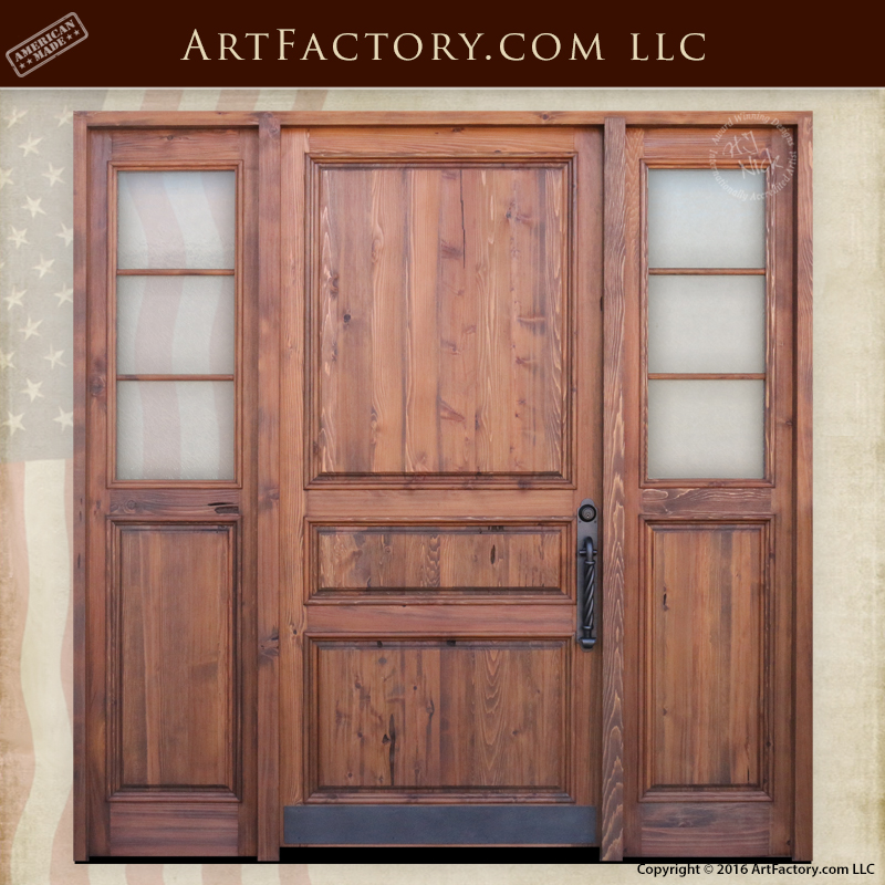 Custom 3 Panel Front Door