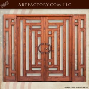 Craftsman style double doors