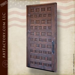 custom variable sized wood panel door