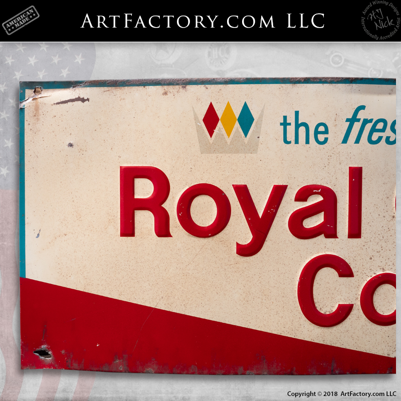 Vintage Royal Crown Cola Sign