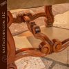 hand carved cherry dining chairs