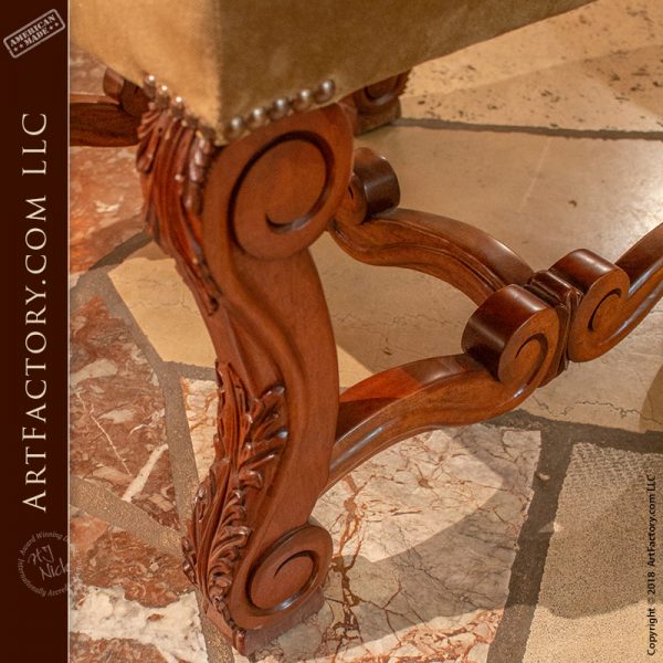 Hand Carved Cherry Dining Chairs: For Matching Round Table
