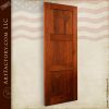 recessed 3 panel wood door