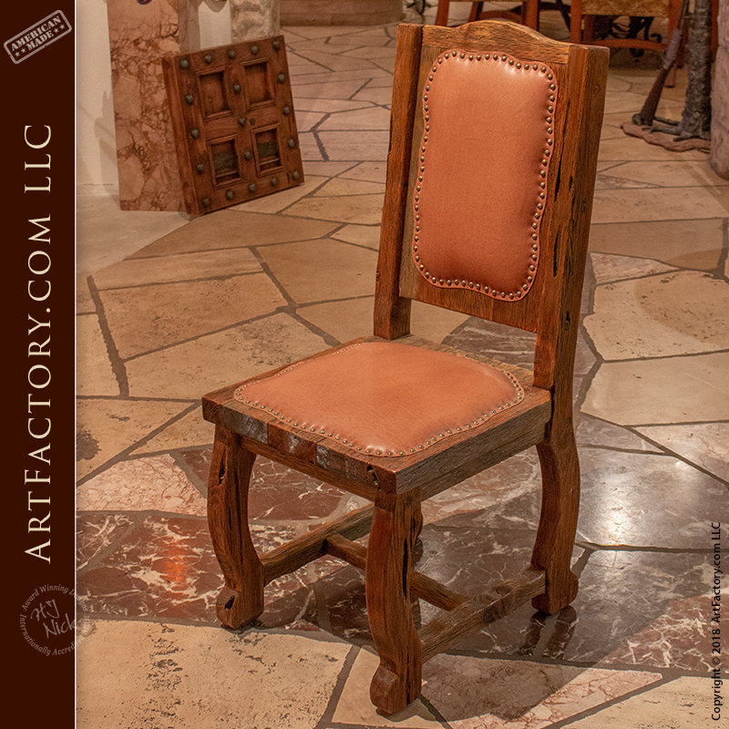 rustic castle dining chairs