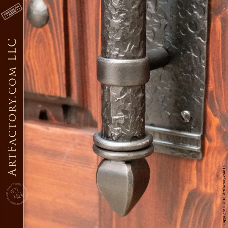 Medieval Dungeon Door Handle: Hand Forged By Master Blacksmiths