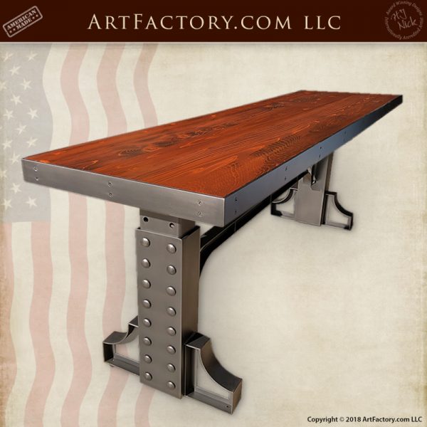 custom adjustable height table