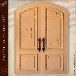arched Victorian double doors
