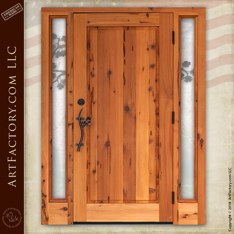 custom dogwood tree door