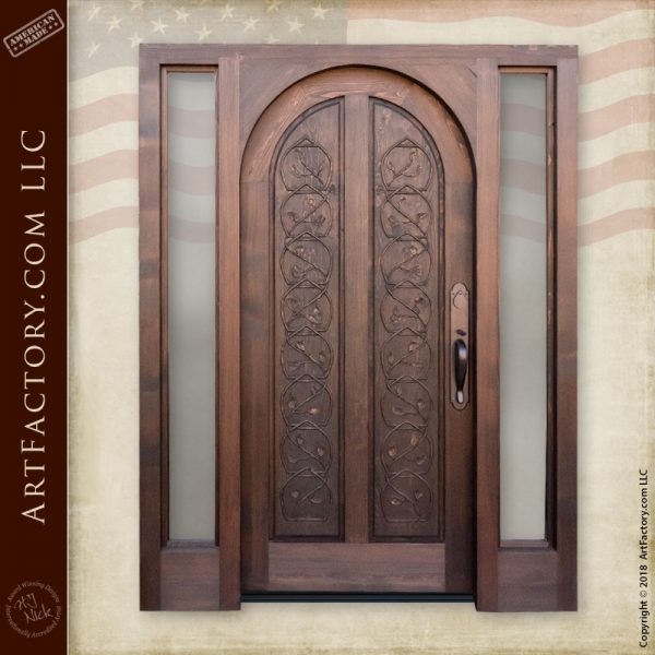Baroque inspired custom door