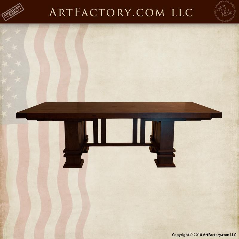 Frank Lloyd Wright inspired table