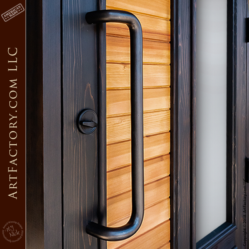 Contemporary Custom Front Door: Solid Wood Door With Glass ... (800 x 800 Pixel)