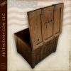 custom wood storage box