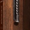 medieval spearhead door handle