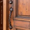 Custom Hand Carved Lion Arch Door